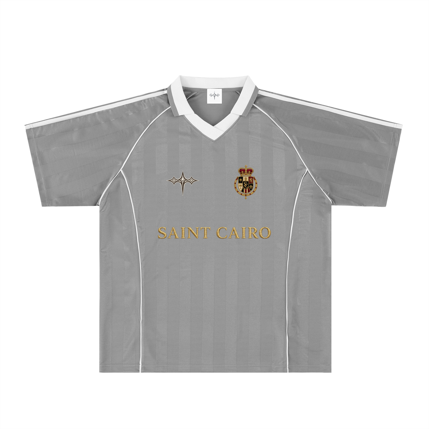 Shadow Stripe Collared Soccer Jersey