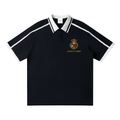 Unisex Contrast Piping Polo Shirt