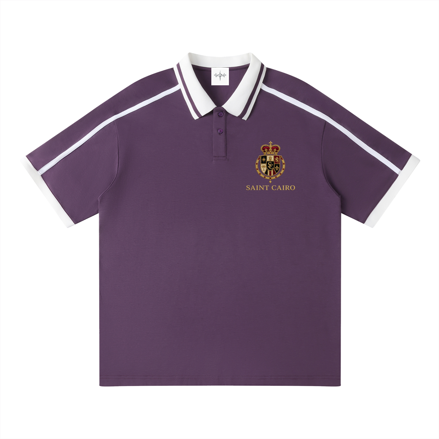 Unisex Contrast Piping Polo Shirt