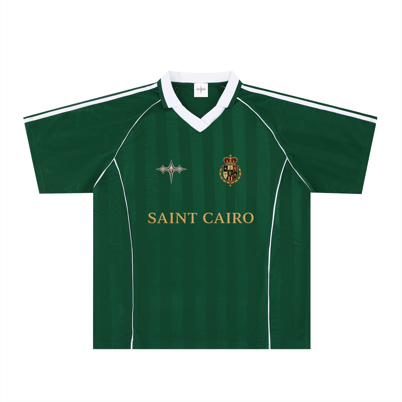 Shadow Stripe Collared Soccer Jersey