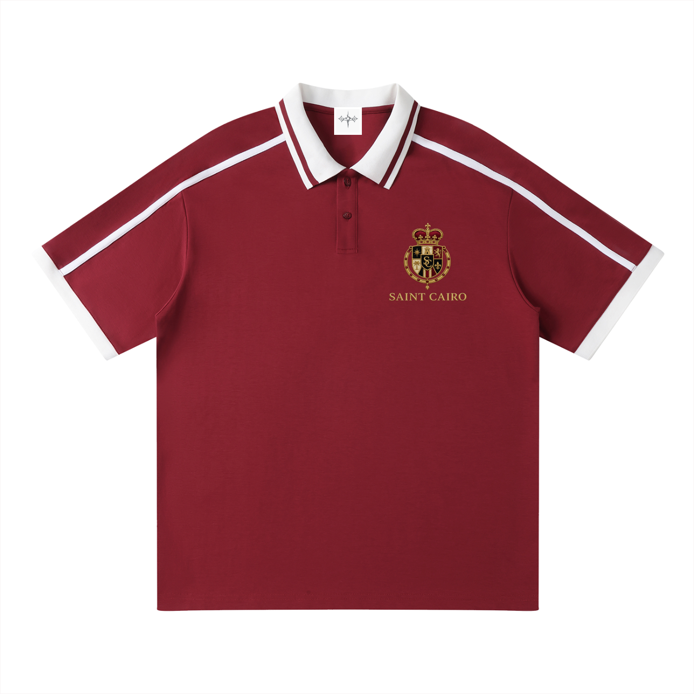 Unisex Contrast Piping Polo Shirt